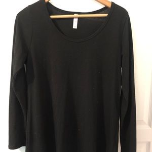 Black LuLaRoe Longsleeve Shirt